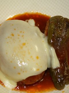 煮込みハンバーグwithピーマンの肉詰め-レシピのメイン写真