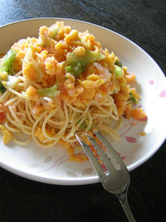 春色の☆たらこパスタ-レシピのメイン写真