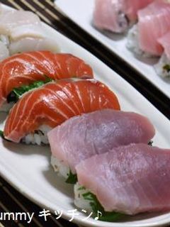 わかめ酢飯deにぎりずし♪-レシピのメイン写真