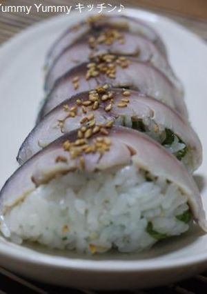 簡単☆しめ鯖のにぎりずし♪-レシピのメイン写真