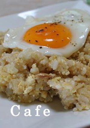 ツナと豆腐の炒飯玉子乗っけ-レシピのメイン写真