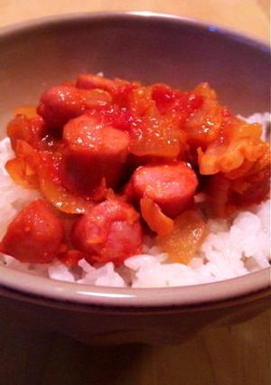 キャベツとソーセージのトマト煮込み-レシピのメイン写真