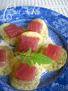 マグロの簡単オードブル・ごま油風味-レシピのメイン写真