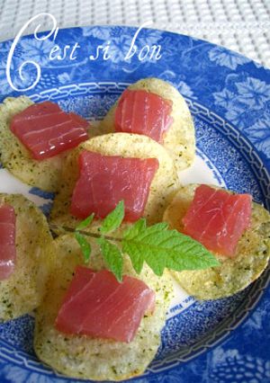 マグロの簡単オードブル・ごま油風味-レシピのメイン写真