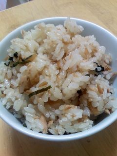 母直伝☆ツナとなめ茸の炊き込みご飯-レシピのメイン写真