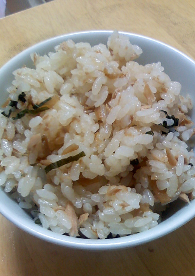 母直伝☆ツナとなめ茸の炊き込みご飯-レシピのメイン写真