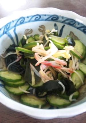 毎日食べたい☆かにかま入り酢の物-レシピのメイン写真