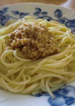 旦那さま直伝♡超簡単!納豆スパゲティ♪-レシピのメイン写真