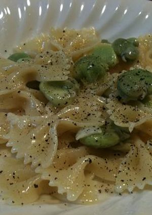 そら豆のパスタ、ペコリーノソース-レシピのメイン写真