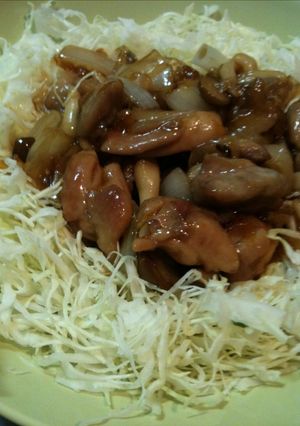 キャベツ盛★マーマレード鶏もも煮込み-レシピのメイン写真