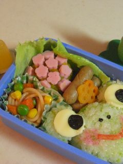 カエルくん弁当-レシピのメイン写真