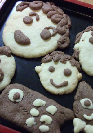 簡単手間なし　お絵かきクッキー-レシピのメイン写真