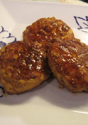 鶏の照り焼きハンバーグ-レシピのメイン写真