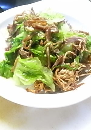 コンビーフレタス-レシピのメイン写真