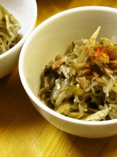 ごぼうと糸コンのスパイシー洋風きんぴら-レシピのメイン写真