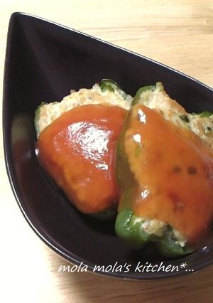 ＊ピーマンの肉詰め＊..ダイエット版..-レシピのメイン写真