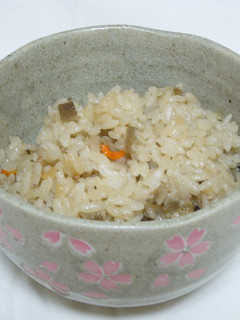 豚バラ牛蒡の炊き込みご飯-レシピのメイン写真