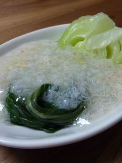 青梗菜のカニあんかけ-レシピのメイン写真