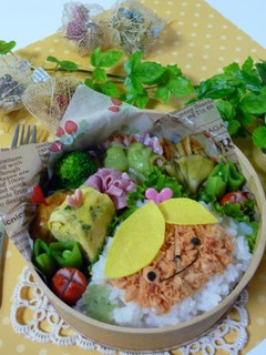 簡単ふりかけ弁当(キャラ弁)-レシピのメイン写真