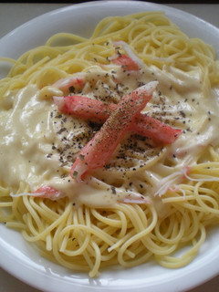 蟹のチーズソースパスタ-レシピのメイン写真