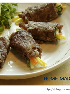 我が家のおもてなし“くるくる野菜肉巻き”-レシピのメイン写真