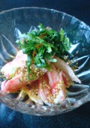 カニのさっぱり酢の物-レシピのメイン写真