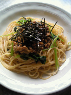 「納豆パスタ」-レシピのメイン写真