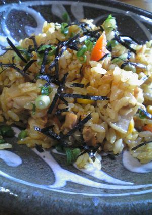 炊飯器DEカレーピラフ-レシピのメイン写真