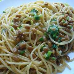 รูปของ 簡単☆納豆パスタ～ほんだし風味～