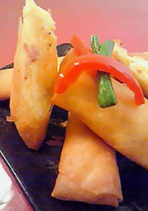 ポテトサラダ風春巻き！お弁当にも！-レシピのメイン写真