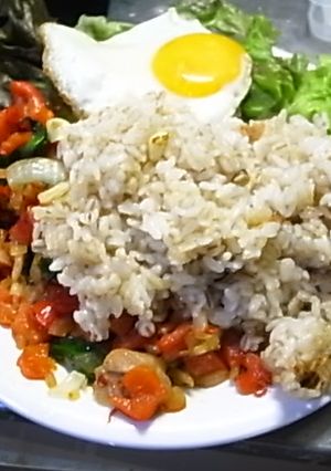 鶏肉のバジル炒めごはん-レシピのメイン写真