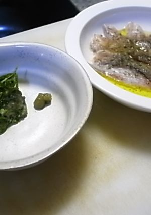 あじのカルパッチョ＆なめろう-レシピのメイン写真