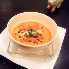 รูปของ タジン鍋でかにかま茶わん蒸し