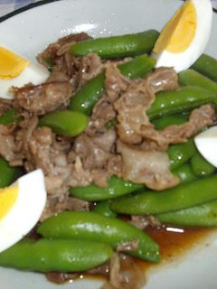豚肉とスナップエンドウの炒め物-レシピのメイン写真