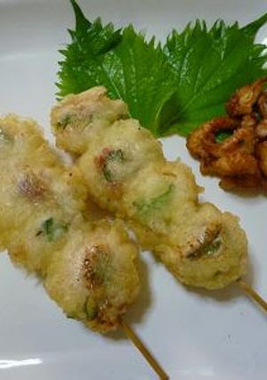 鳥むね肉の梅しそ巻きてんぷら-レシピのメイン写真