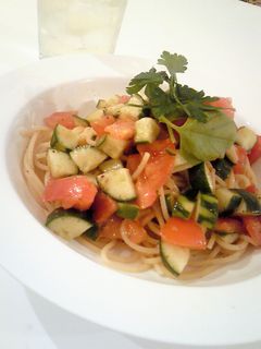 トマトと胡瓜の冷製パスタ-レシピのメイン写真