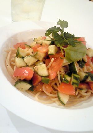 トマトと胡瓜の冷製パスタ-レシピのメイン写真