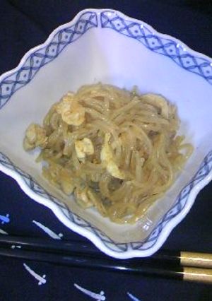 鶏皮とシラタキのピリ辛-レシピのメイン写真