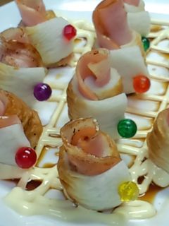 ◎ちくわとハム巻き巻き◎-レシピのメイン写真