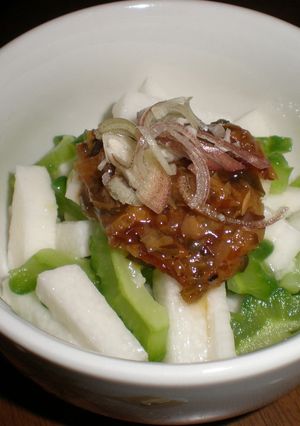 和風梅肉だれ（だしがら昆布とかつお節）-レシピのメイン写真