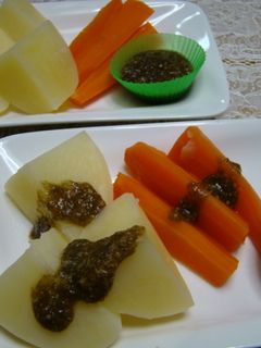 温野菜のもずくゴマソースがけ-レシピのメイン写真