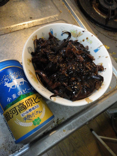 圧力鍋で作るぶりのあらとイカの煮物-レシピのメイン写真