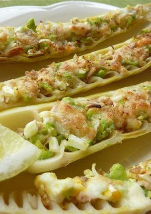 筍ﾆｮｯｷｯｷのそら豆ﾁｰｽﾞ焼き-レシピのメイン写真