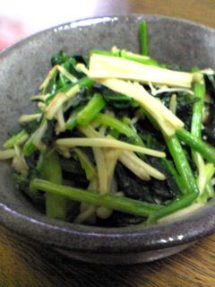 えのきとほうれん草のバター醤油炒め♪-レシピのメイン写真