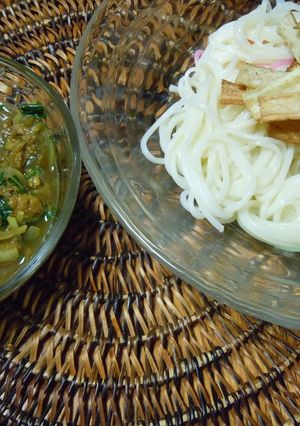 冷麦のカレーつけ麺-レシピのメイン写真