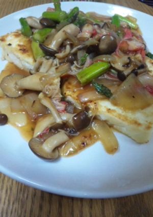 お財布に優しい☆ヘルシーな豆腐のステーキ-レシピのメイン写真