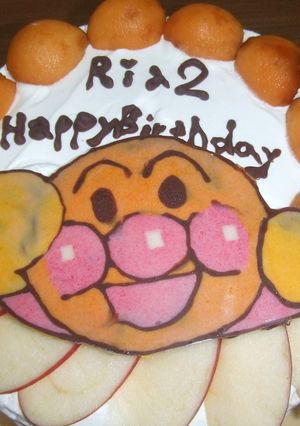 アンパンマンケーキ-レシピのメイン写真