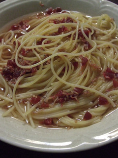 ❀簡単お茶漬けスパゲティー❀(^^;)-レシピのメイン写真