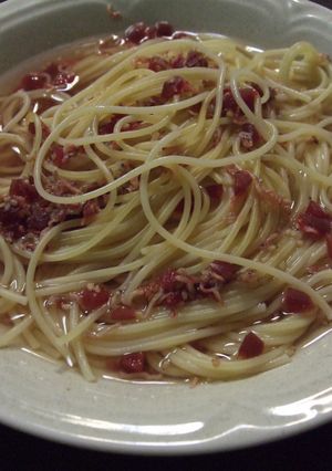 ❀簡単お茶漬けスパゲティー❀（＾＾；）-レシピのメイン写真