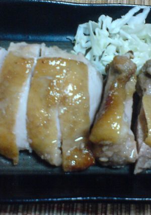 ニ十世紀梨に漬け込み☆チキンのオーブン焼-レシピのメイン写真